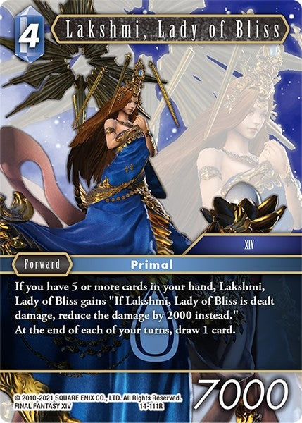 Image for Lakshmi, Lady of Bliss (Opus XIV: Crystal Abyss) (14-111R) - Final Fantasy TCG