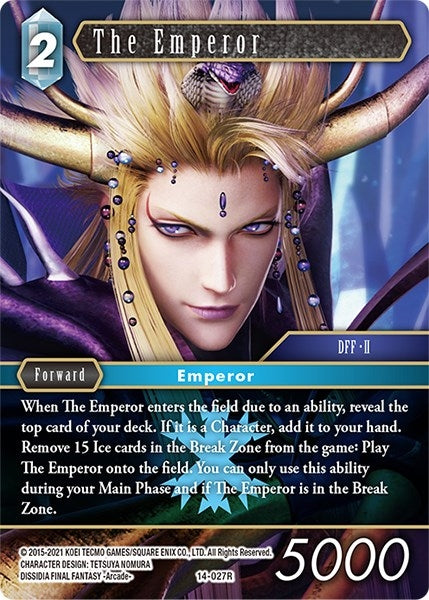 Image for The Emperor (Opus XIV: Crystal Abyss) (14-027R) - Final Fantasy TCG