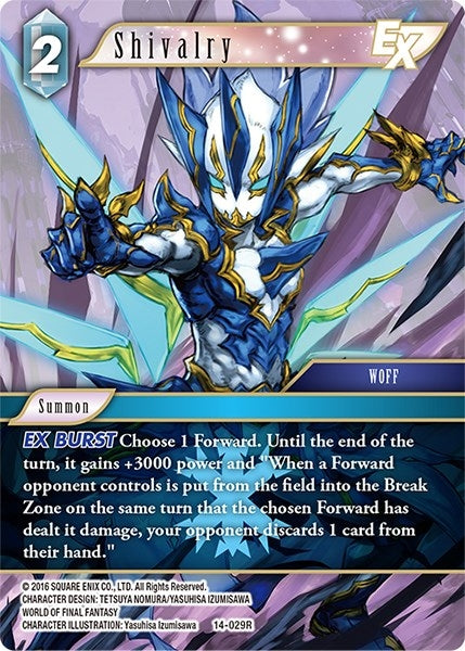Image for Shivalry EX (Opus XIV: Crystal Abyss) (14-029R) - Final Fantasy TCG