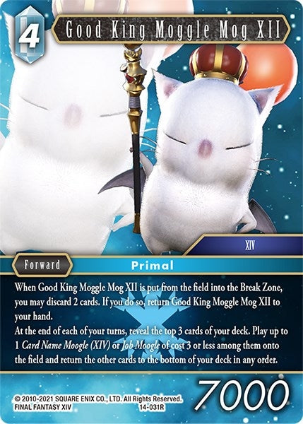 Image for Good King Moggle Mog XII (Opus XIV: Crystal Abyss) (14-031R) - Final Fantasy TCG