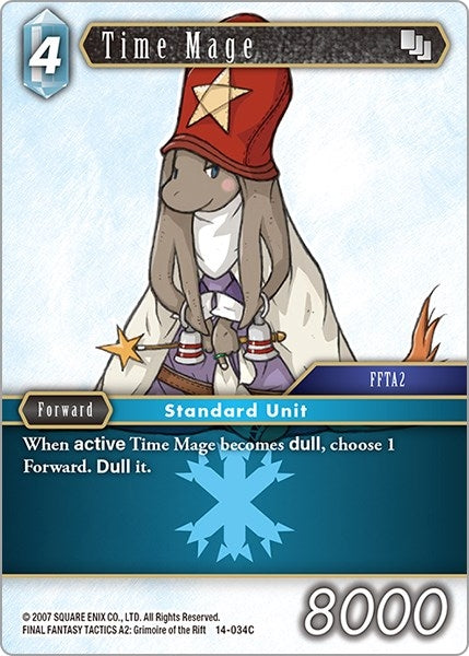 Image for Time Mage (Opus XIV: Crystal Abyss) (14-034C) - Final Fantasy TCG
