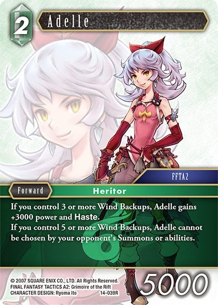 Image for Adelle (Opus XIV: Crystal Abyss) (14-039R) - Final Fantasy TCG