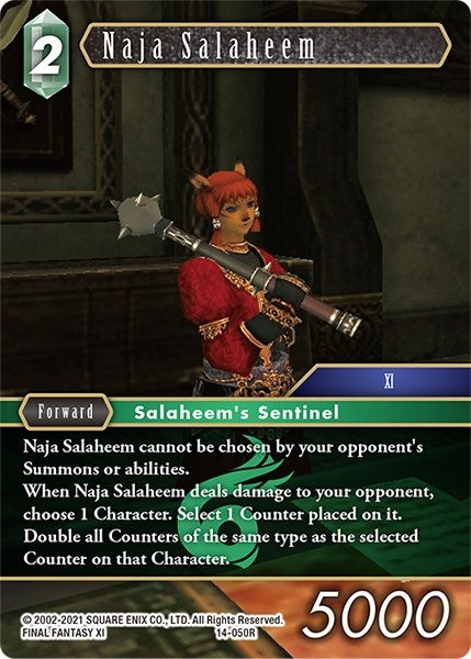 Image for Naja Salaheem (Opus XIV: Crystal Abyss) (14-050R) - Final Fantasy TCG