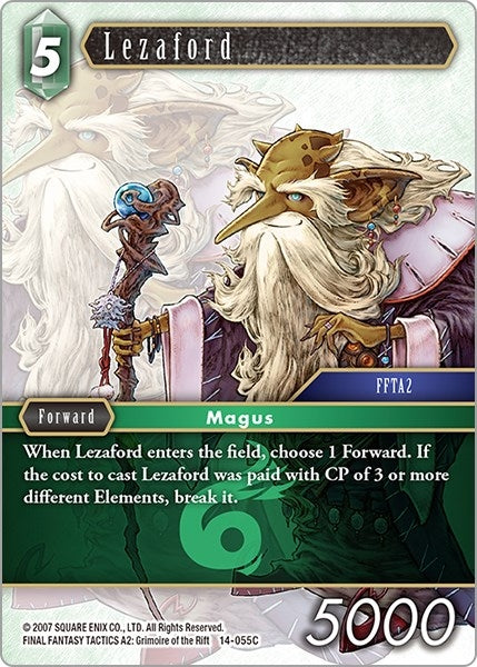 Image for Lezaford (Opus XIV: Crystal Abyss) (14-055C) - Final Fantasy TCG