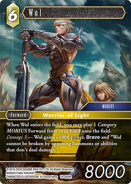 Image for Wol (Opus XIV: Crystal Abyss) (14-059R) - Final Fantasy TCG