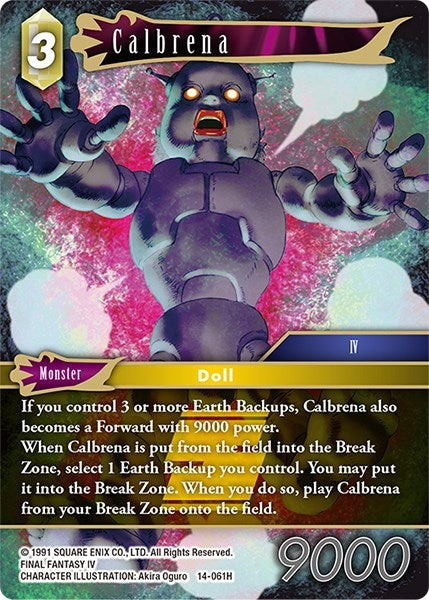 Image for Calbrena (Opus XIV: Crystal Abyss) (14-061H) - Final Fantasy TCG