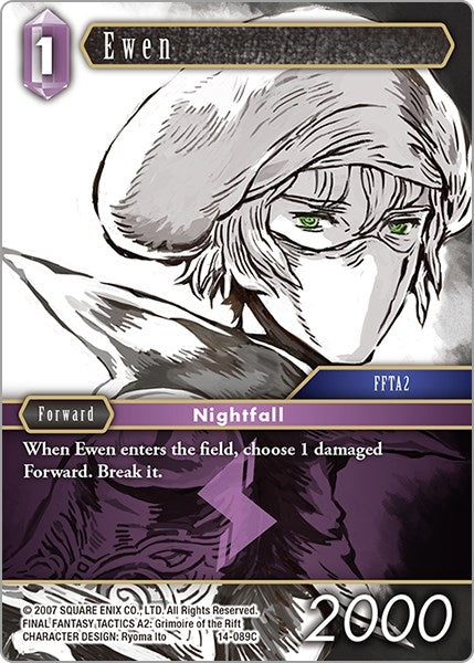 Image for Ewen (Opus XIV: Crystal Abyss) (14-089C) - Final Fantasy TCG