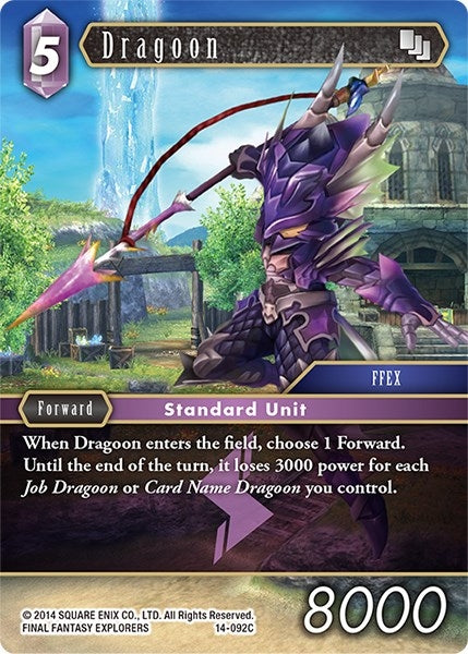 Image for Dragoon (Opus XIV: Crystal Abyss) (14-092C) - Final Fantasy TCG