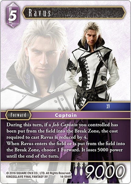 Image for Ravus (Opus XIV: Crystal Abyss) (14-094R) - Final Fantasy TCG