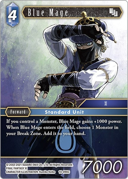 Image for Blue Mage (Opus XIV: Crystal Abyss) (14-096C) - Final Fantasy TCG
