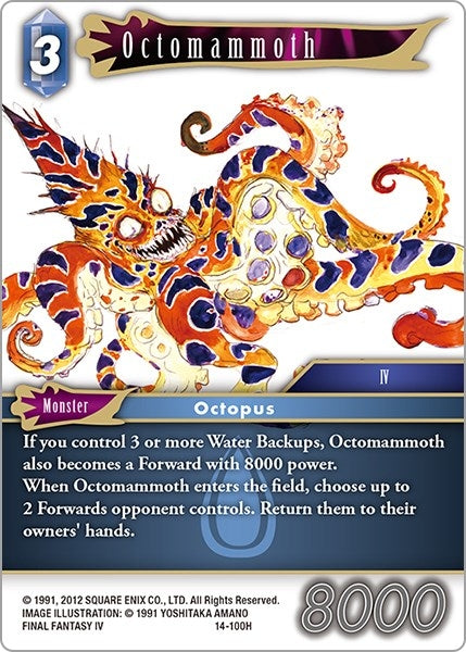 Image for Octomammoth (Opus XIV: Crystal Abyss) (14-100H) - Final Fantasy TCG