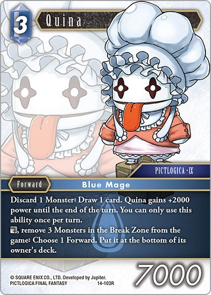 Image for Quina (Opus XIV: Crystal Abyss) (14-103R) - Final Fantasy TCG