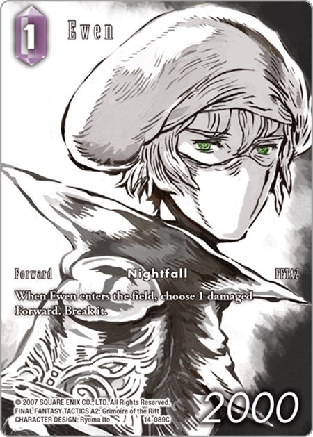 Image for Ewen (Full Art) (Opus XIV: Crystal Abyss) (14-089C) - Final Fantasy TCG