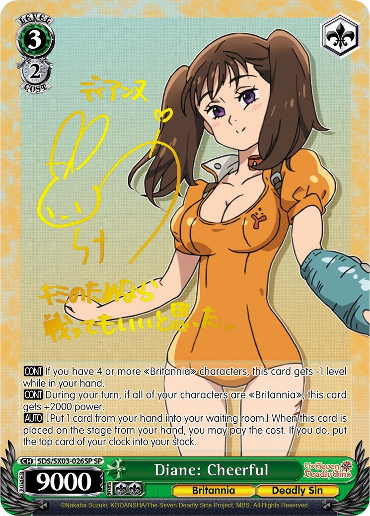 Image for Diane: Cheerful (SP) (The Seven Deadly Sins) (SDS/SX03-026SP SP) - Weiss Schwarz