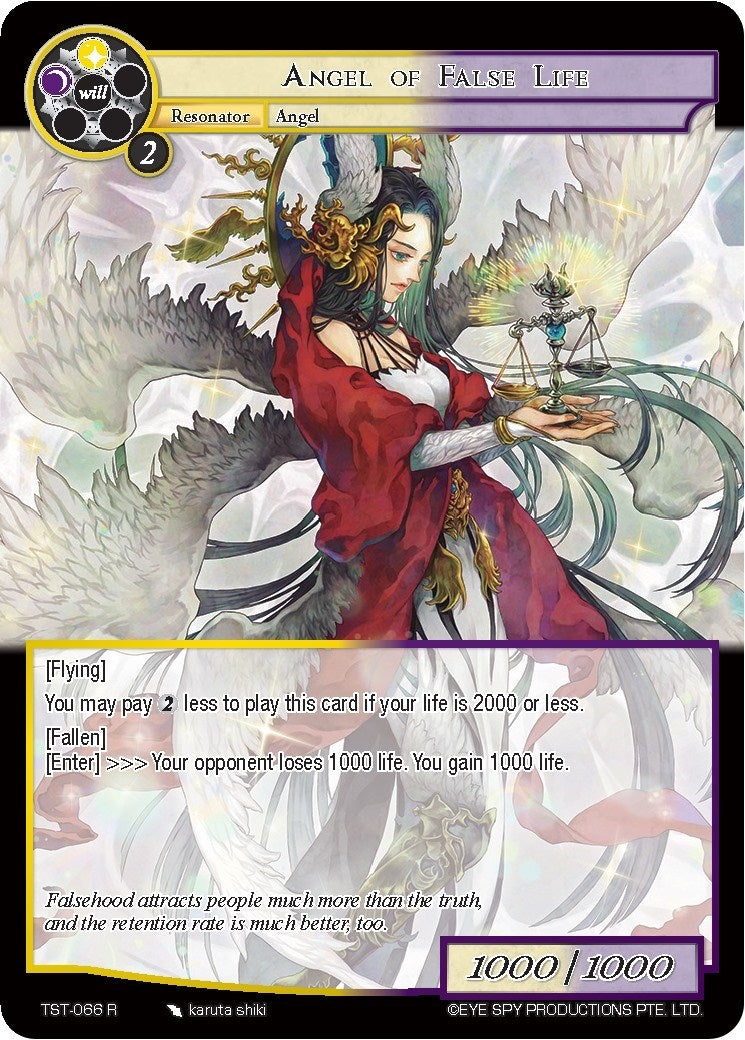 Image for Angel of False Life (The Seventh) (TST-066) - Force of Will