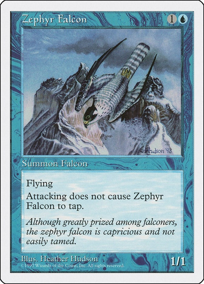 Image for Zephyr Falcon (Fifth Edition) - Magic: The Gathering