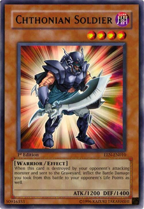 Image for Chthonian Soldier (Elemental Energy) (EEN-EN010) - YuGiOh