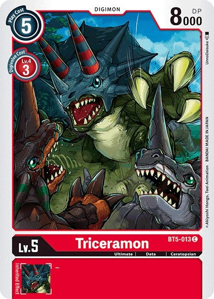 Image for Triceramon (BT05) (5013)