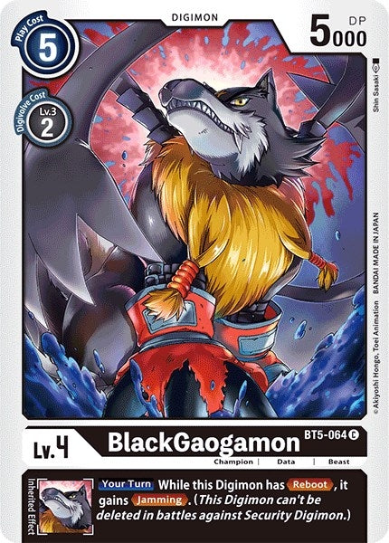 Image for BlackGaogamon (BT05) (5064)