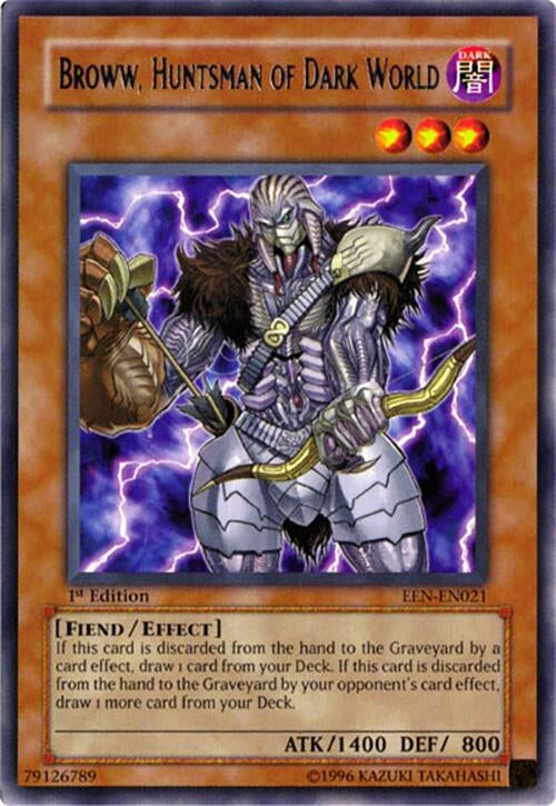 Image for Broww, Huntsman of Dark World (Elemental Energy) (EEN-EN021) - YuGiOh