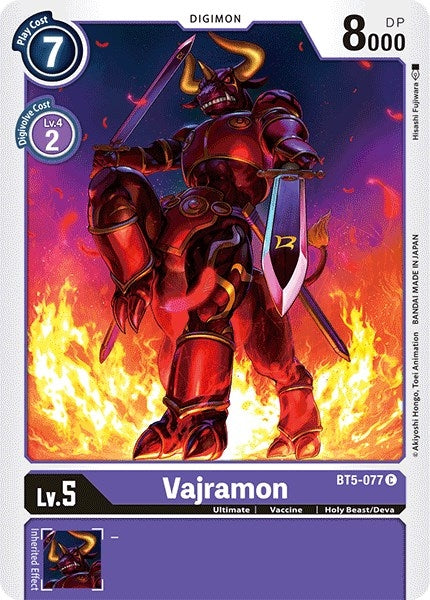 Image for Vajramon (BT05) (5077)