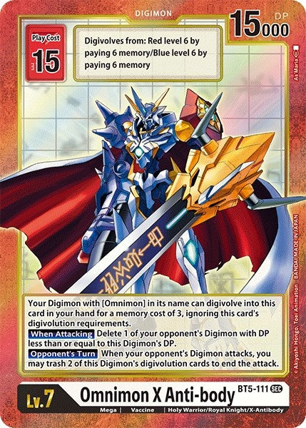 Image for Omnimon X Anti-body (Alternate Art) (BT05) (5111)