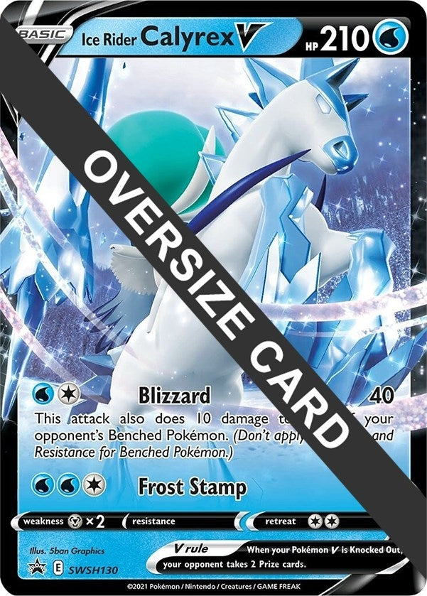Image for Ice Rider Calyrex V - SWSH130 (Jumbo Cards) (SWSH130) - Pokemon