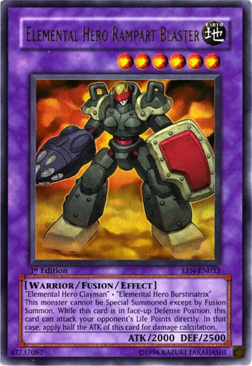 Image for Elemental HERO Rampart Blaster (Elemental Energy) (EEN-EN033) - YuGiOh