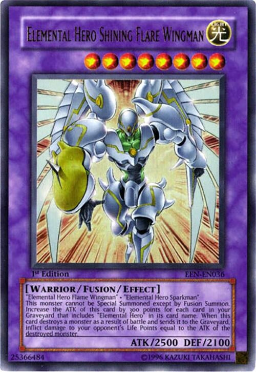 Image for Elemental HERO Shining Flare Wingman (Elemental Energy) (EEN-EN036) - YuGiOh