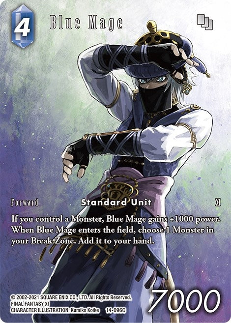 Image for Blue Mage (Full Art) (Opus XIV: Crystal Abyss) (14-096C) - Final Fantasy TCG