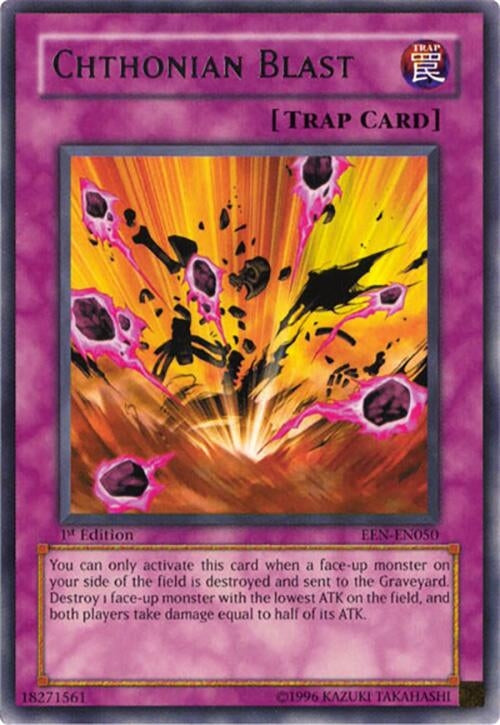 Image for Chthonian Blast (Elemental Energy) (EEN-EN050) - YuGiOh