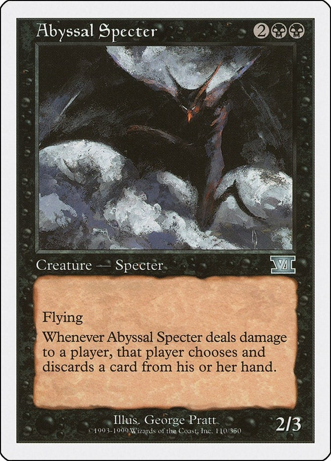 Image for Abyssal Specter (Classic Sixth Edition) (110) - Magic: The Gathering