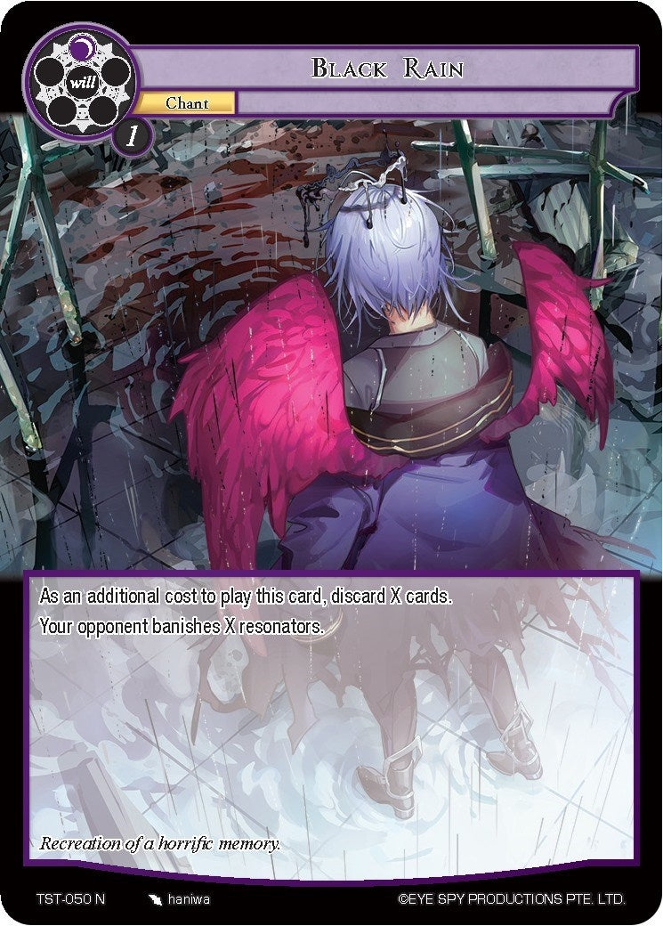 Image for Black Rain (The Seventh) (TST-050) - Force of Will