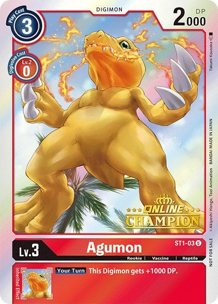 Image for Agumon (ST1-03 U) [Starter Deck 01: Gaia Red]