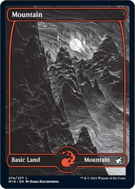 Image for Mountain (274) (Innistrad: Midnight Hunt) (274) - Magic: The Gathering