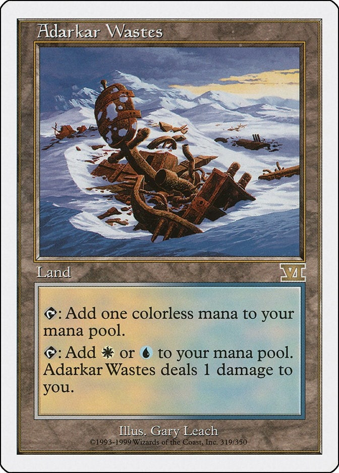 Image for Adarkar Wastes (Classic Sixth Edition) (319) - Magic: The Gathering