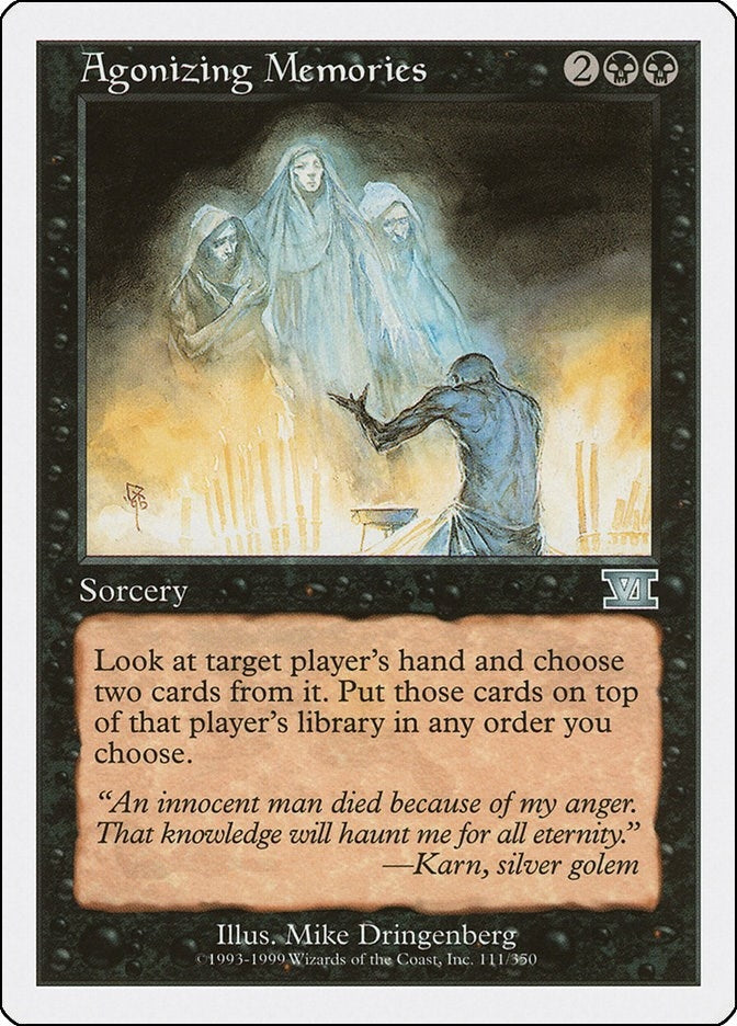 Image for Agonizing Memories (Classic Sixth Edition) (111) - Magic: The Gathering