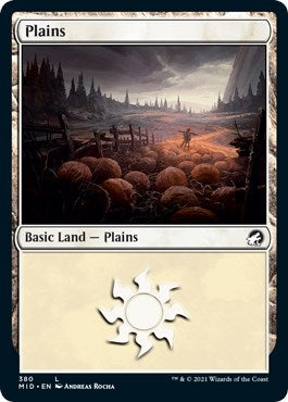 Image for Plains (380) (Innistrad: Midnight Hunt) (380) - Magic: The Gathering