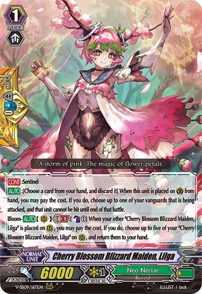 Image for Cherry Blossom Blizzard Maiden, Lilga (V-SS09) (9167)