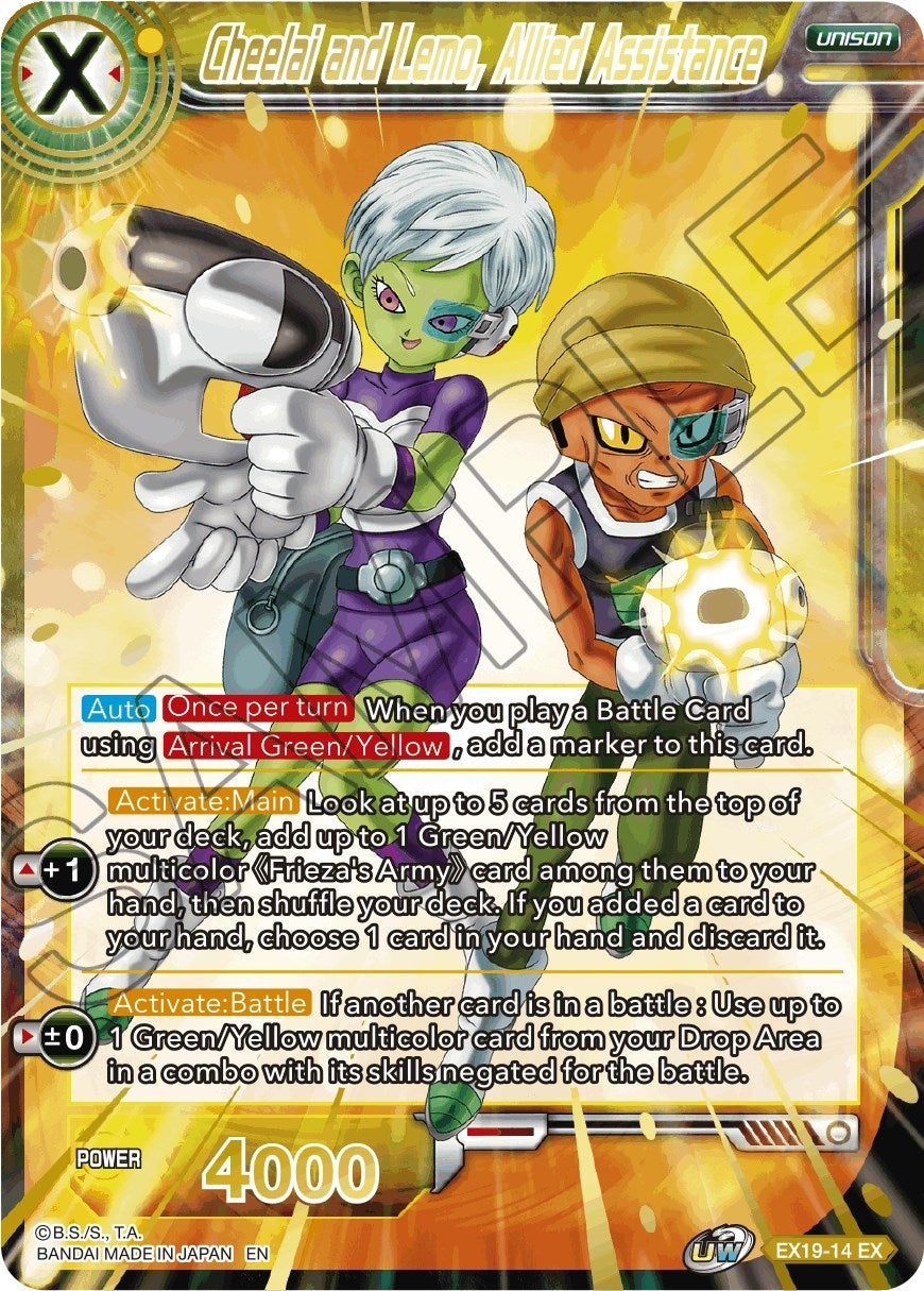 Image for Cheelai and Lemo, Allied Assistance (Special Anniversary Set 2021) (EX19-14) - Dragon Ball Super: Masters