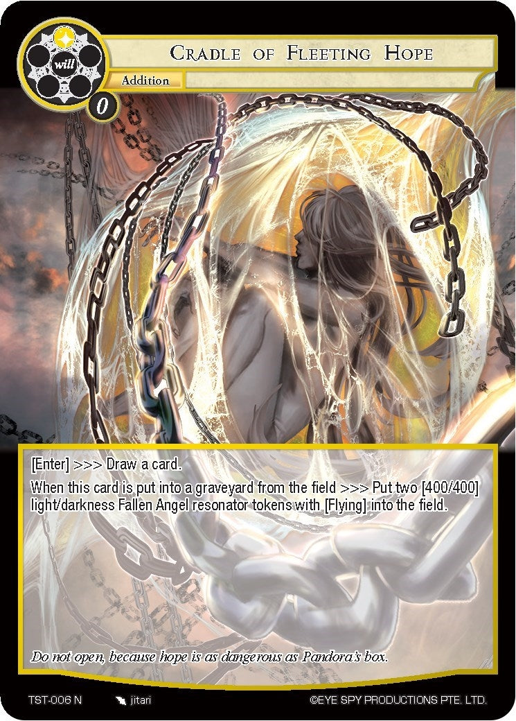Image for Cradle of Fleeting Hope (The Seventh) (TST-006) - Force of Will