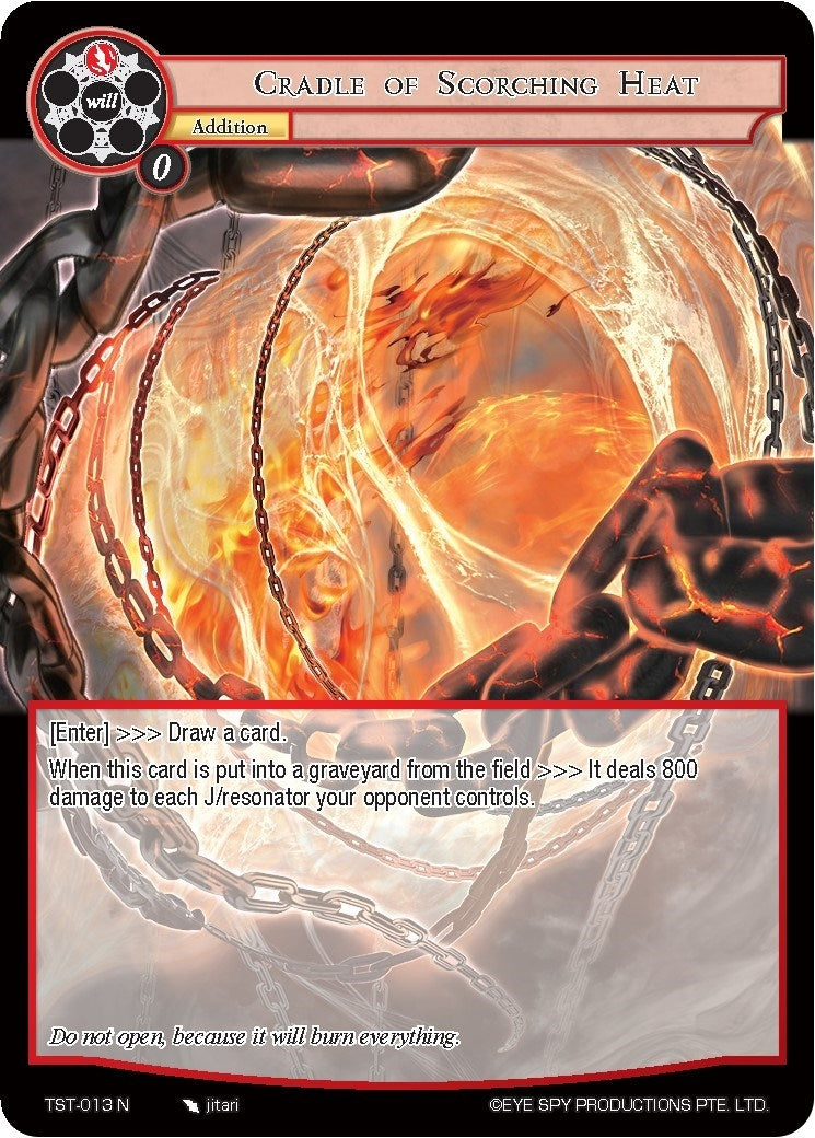 Image for Cradle of Scorching Heat (The Seventh) (TST-013) - Force of Will