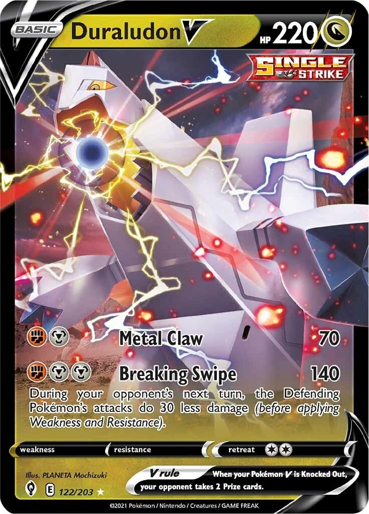 Image for Duraludon V (SWSH07: Evolving Skies) (122/203) - Pokemon