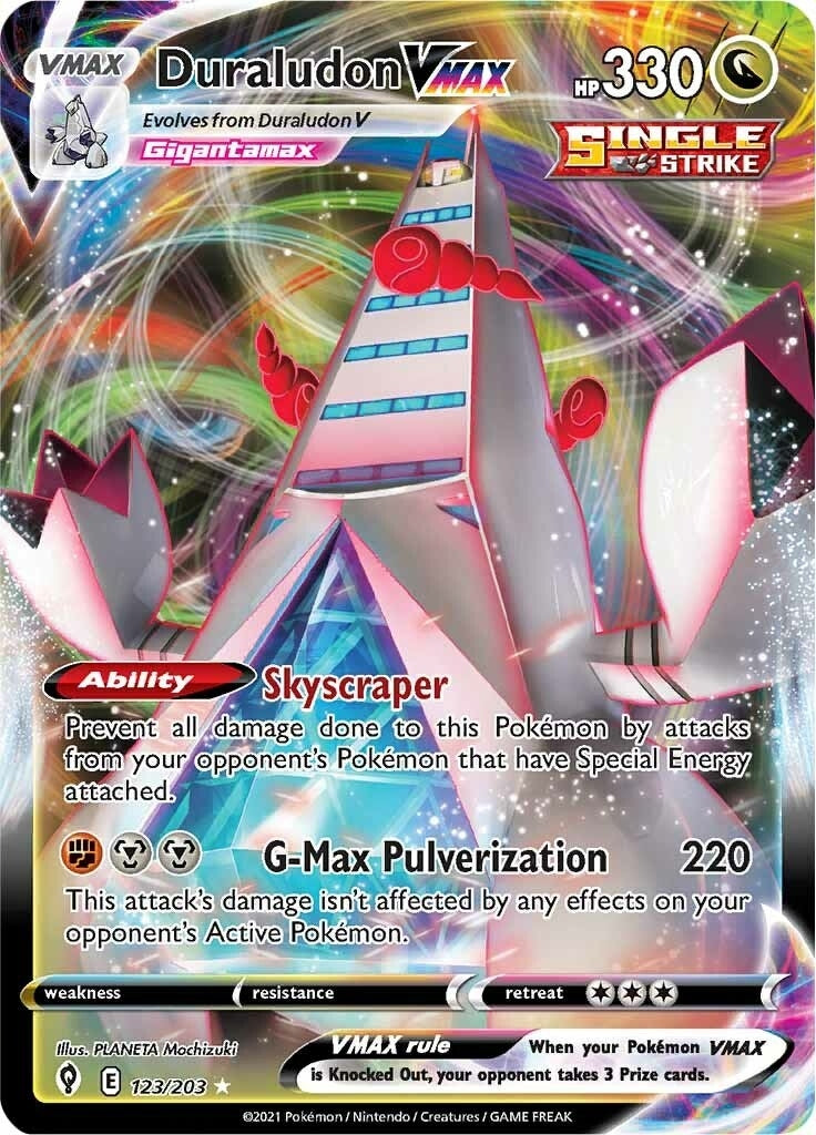 Image for Duraludon VMAX (SWSH07: Evolving Skies) (123/203) - Pokemon