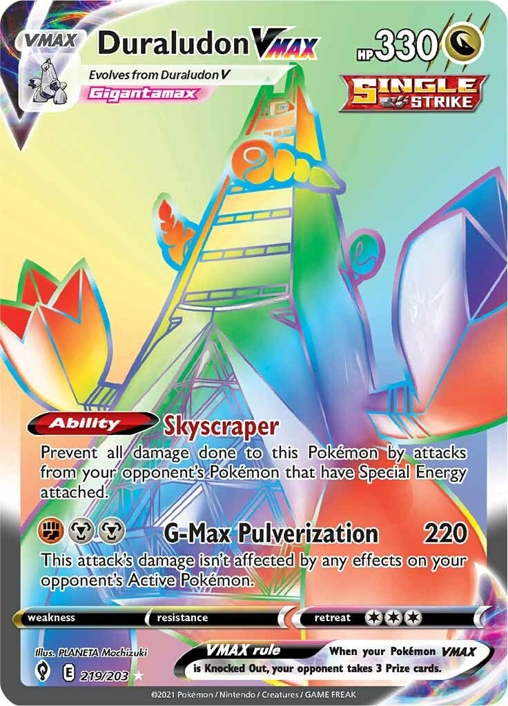 Image for Duraludon VMAX (Secret) (SWSH07: Evolving Skies) (219/203) - Pokemon