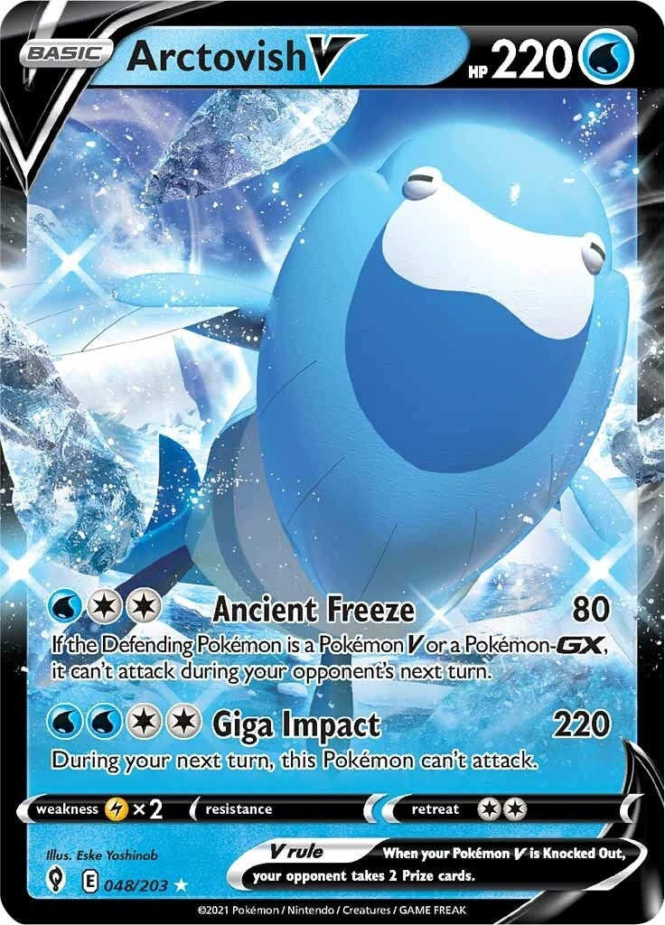 Image for Arctovish V (SWSH07: Evolving Skies) (048/203) - Pokemon