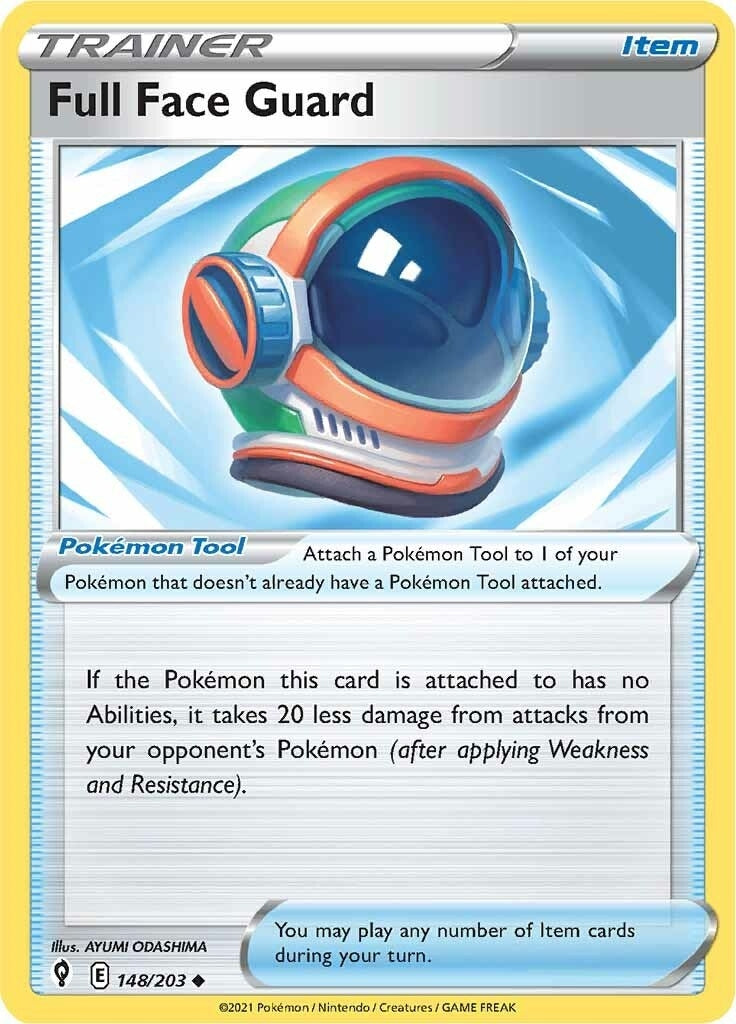 Image for Full Face Guard (SWSH07: Evolving Skies) (148/203) - Pokemon