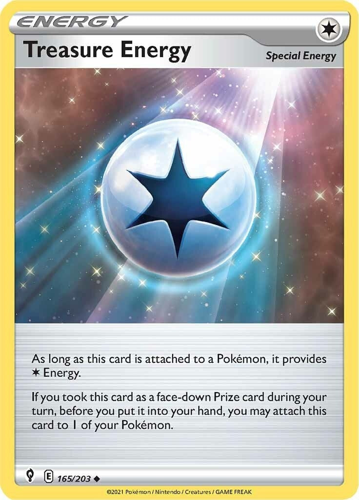 Image for Treasure Energy (SWSH07: Evolving Skies) (165/203) - Pokemon