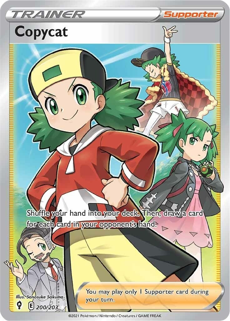 Image for Copycat (Full Art) (SWSH07: Evolving Skies) (200/203) - Pokemon