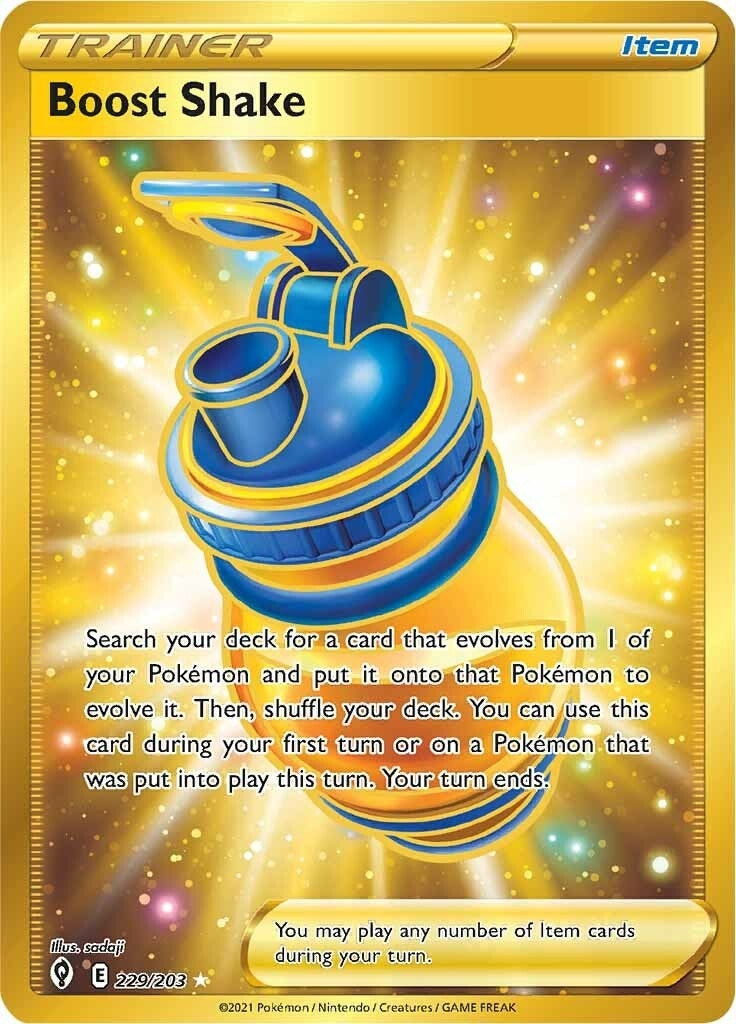 Image for Boost Shake (Secret) (SWSH07: Evolving Skies) (229/203) - Pokemon